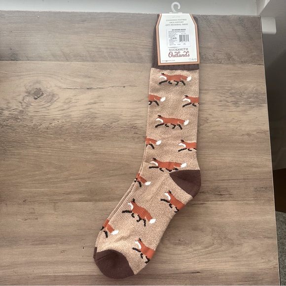 Socksmith Men’s Fox Motif Boot Socks (new) - Picture 2 of 4